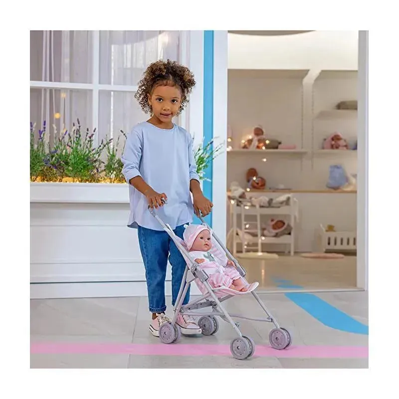 JC Toys Single Umbrella Stroller Pink 2+ - Image 2