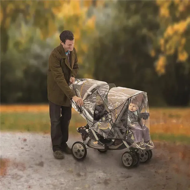 Jeep Tandem Stroller Weather Shield - Image 3