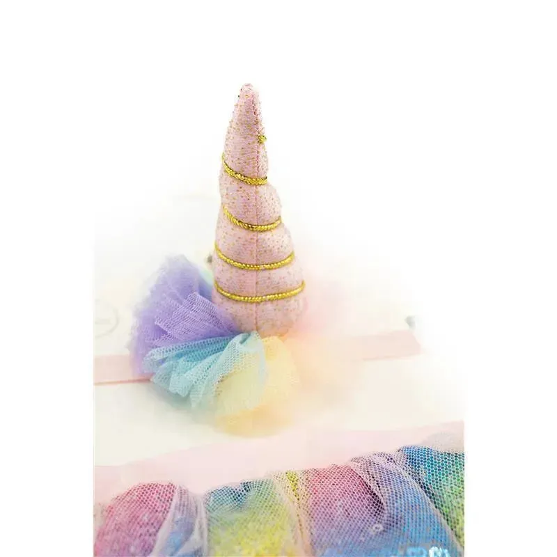 Jlika - Newborn Baby Girl Unicorn Tutu Set Skirt And Headband - Image 7