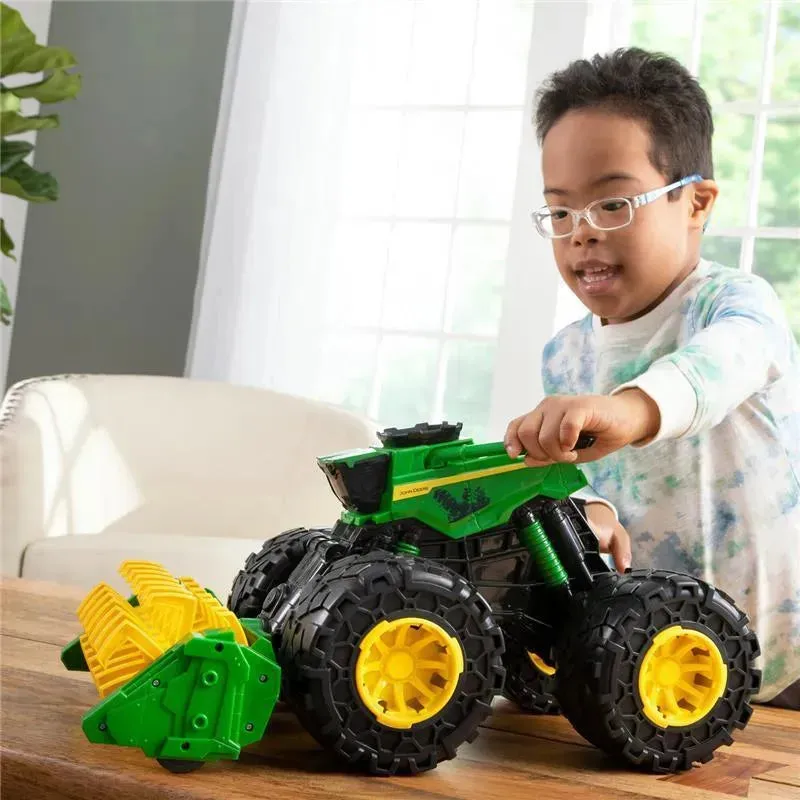 John Deere - Boys Toy Monster Treads Super Scale Combine - Image 6