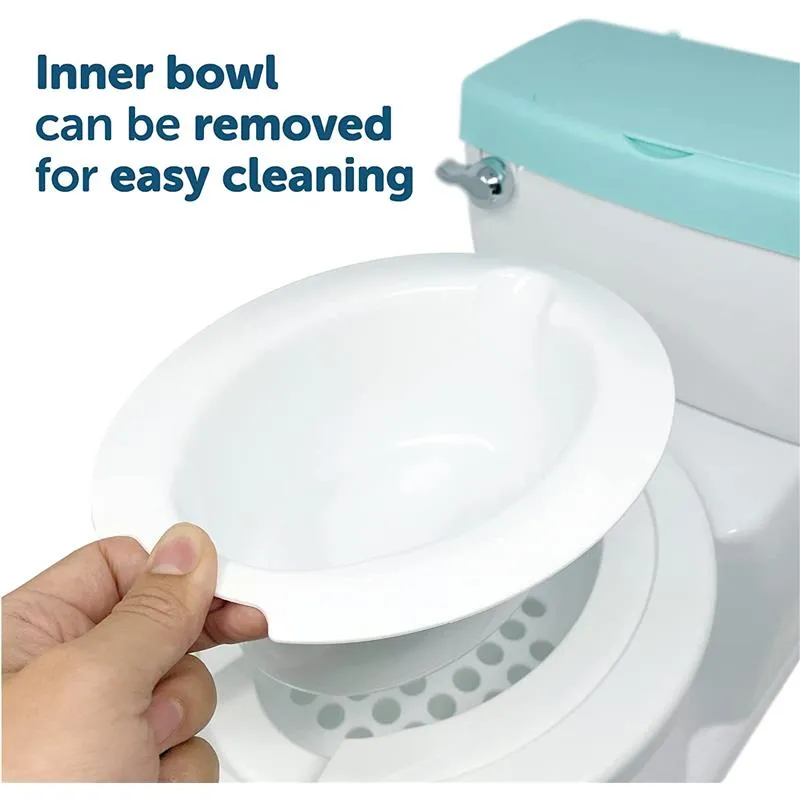 Jool Baby - Real Feel Potty with Wipes Storage, Aqua - Image 3