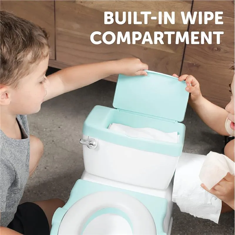 Jool Baby - Real Feel Potty with Wipes Storage, Aqua - Image 4