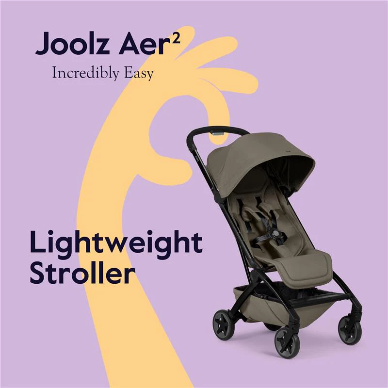Joolz - Aer² Lightweight Compact Stroller, Hazel Brown - Image 2