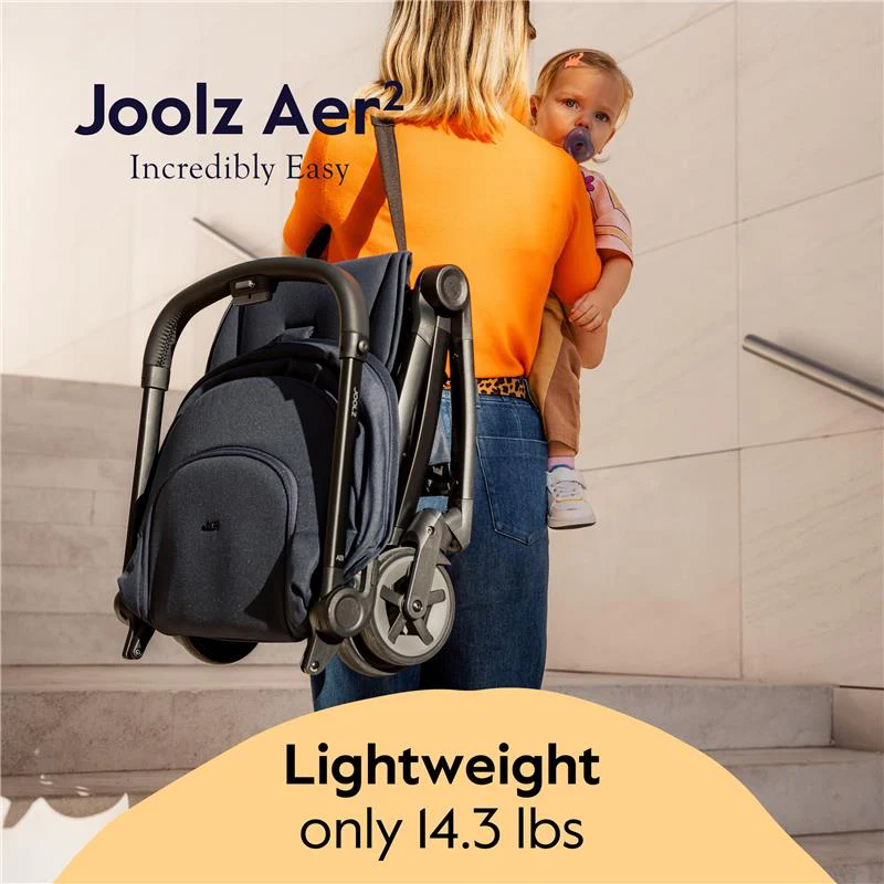 Joolz - Aer² Lightweight Compact Stroller, Hazel Brown - Image 3