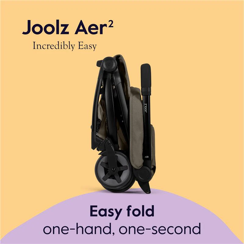 Joolz - Aer² Lightweight Compact Stroller, Hazel Brown - Image 4