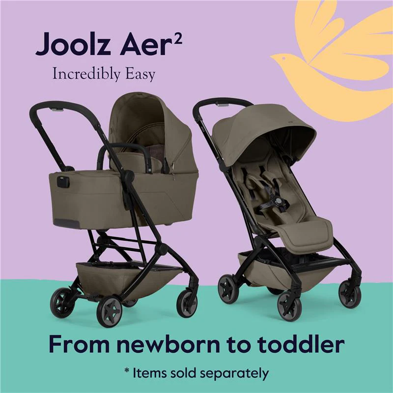Joolz - Aer² Lightweight Compact Stroller, Hazel Brown - Image 5
