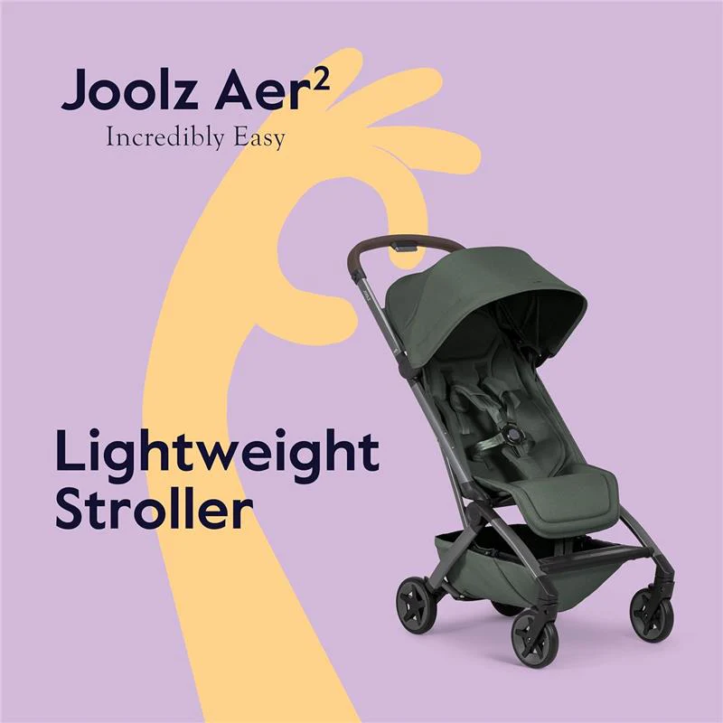 Joolz - Aer² Lightweight Compact Stroller, Forest Green - Image 2