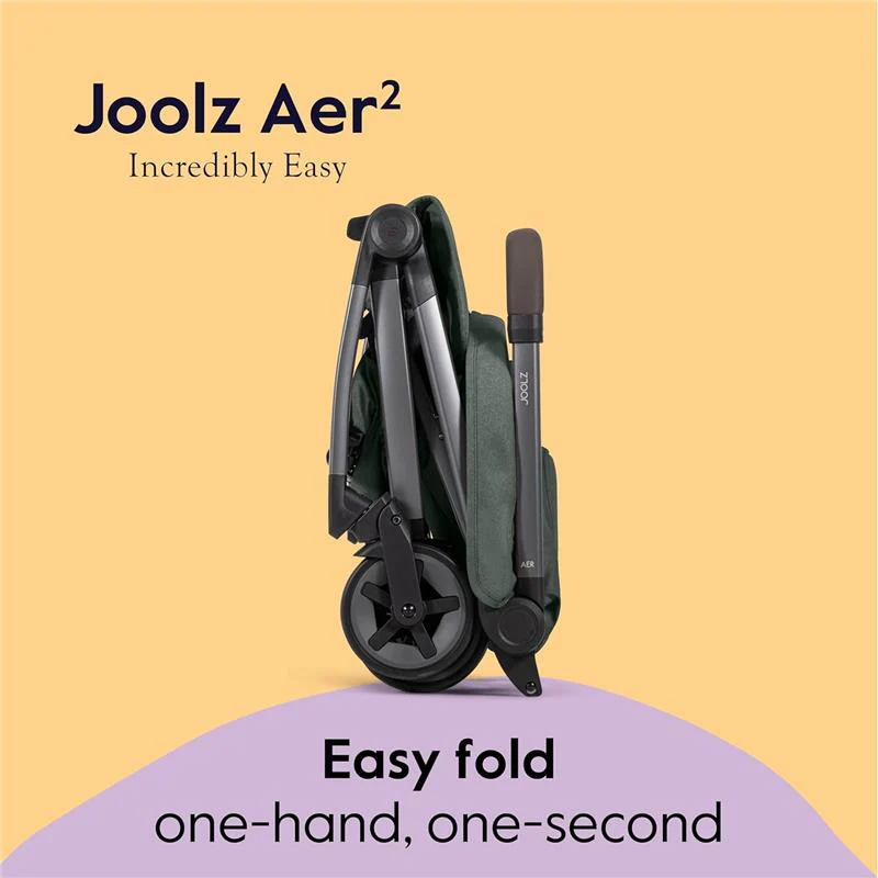 Joolz - Aer² Lightweight Compact Stroller, Forest Green - Image 3