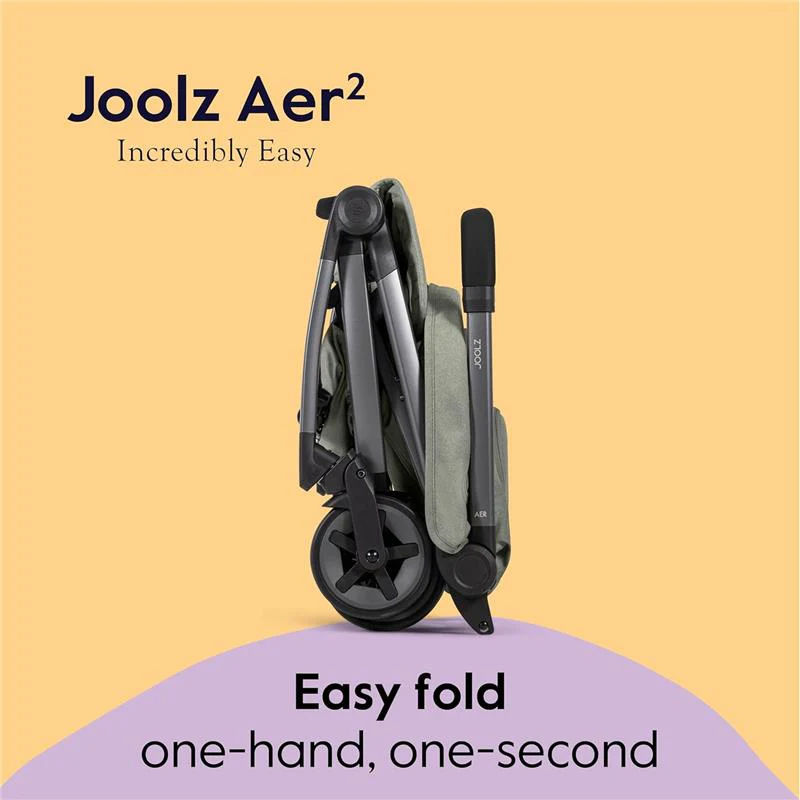 Joolz - Aer² Lightweight Compact Stroller, Sage Green - Image 2