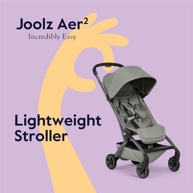 Joolz - Aer² Lightweight Compact Stroller, Sage Green - Image 3