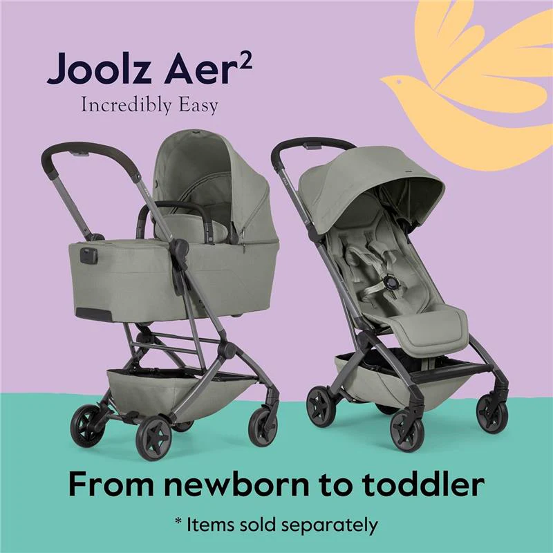 Joolz - Aer² Lightweight Compact Stroller, Sage Green - Image 4