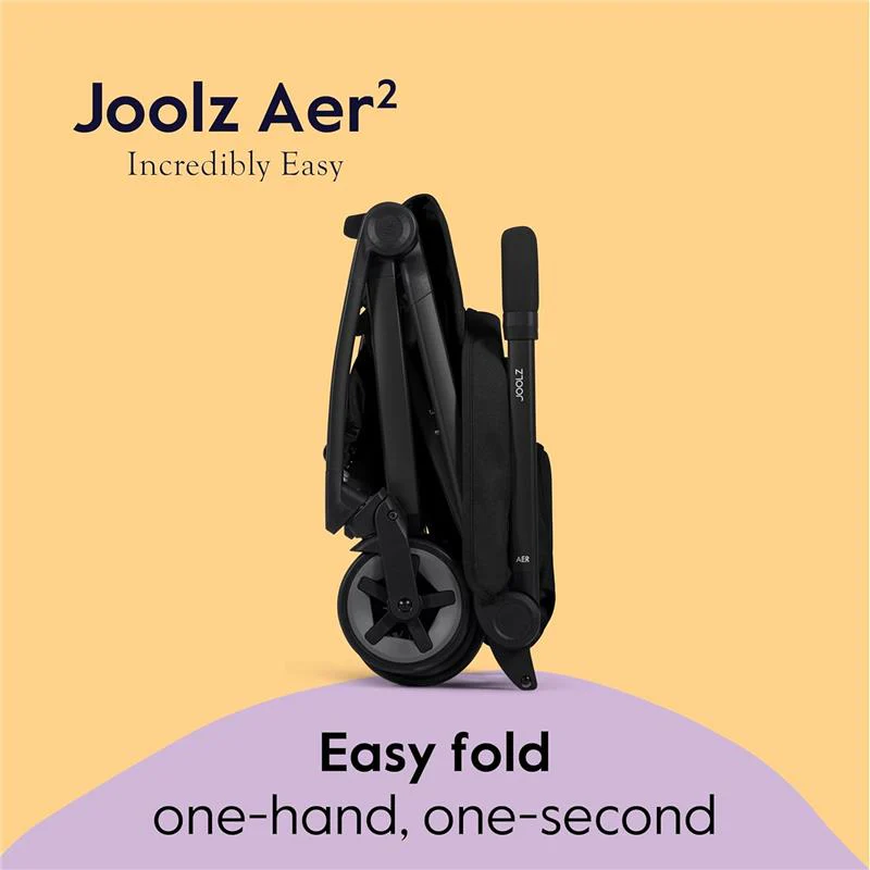 Joolz - Aer² Lightweight Compact Stroller Space Black - Image 2