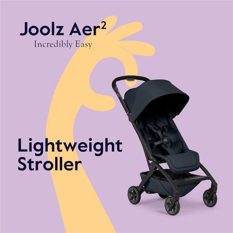Joolz - Aer² Lightweight Compact Stroller, Dark Navy Blue - Image 2