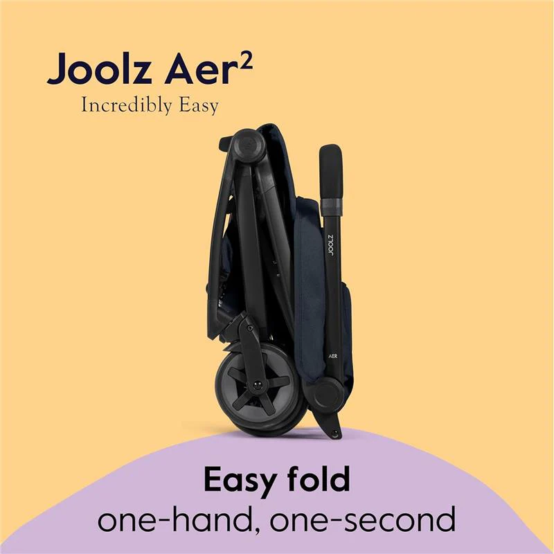 Joolz - Aer² Lightweight Compact Stroller, Dark Navy Blue - Image 3