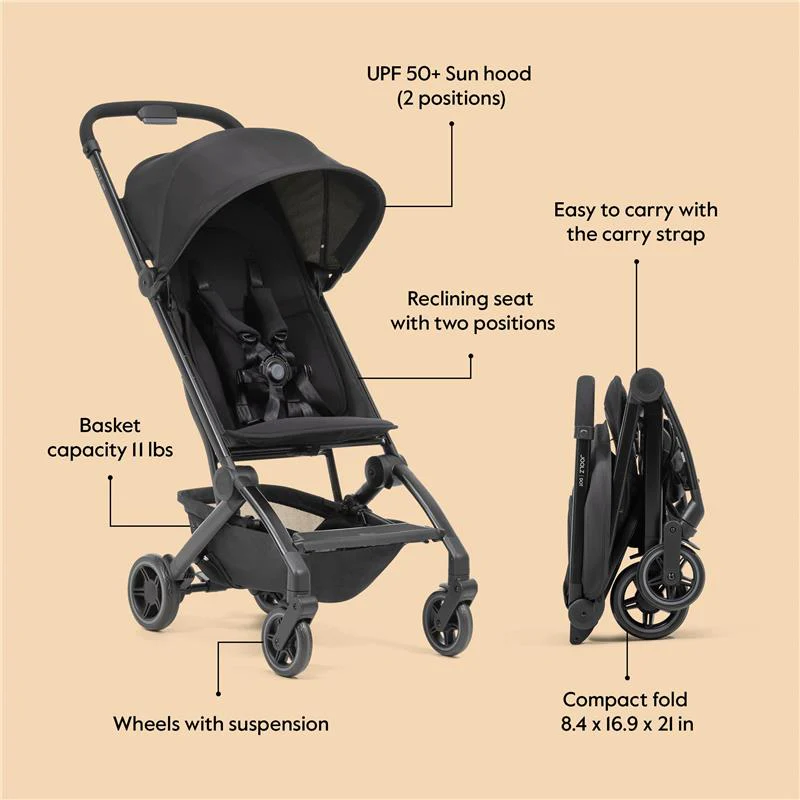 Joolz Dot Ultra Lightweight Travel Stroller, Space Black - Image 4