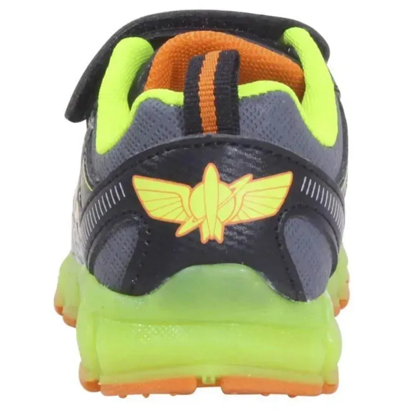 Josmo - Boys Toy Story Sneakers, Black/Green/Orange - Image 4