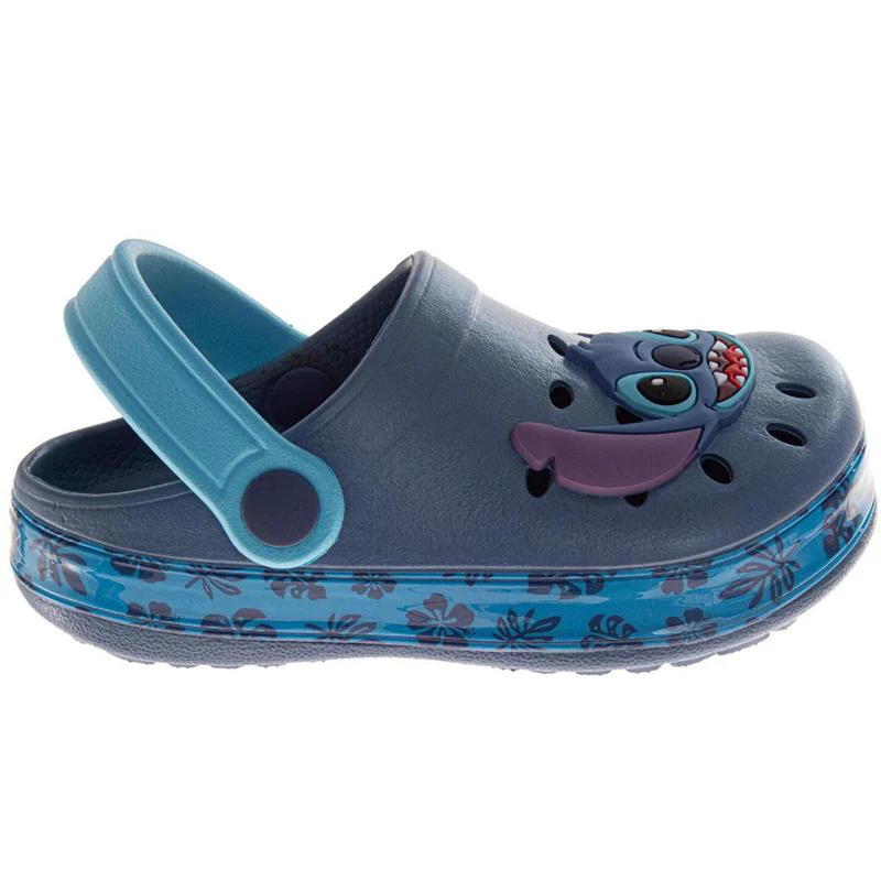 Josmo Disney Lilo & Stitch Girls' Blue EVA Water Summer Clogs - Image 2
