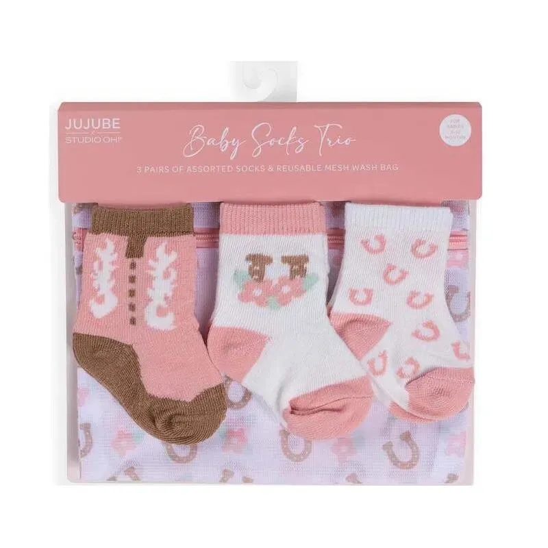Jujube - Baby Socks Trio, Bloomin' Boot