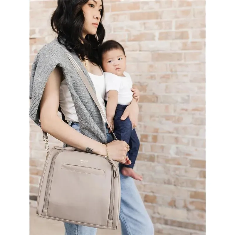 Jujube - Insulated Bottle Bag, Taupe - Image 5