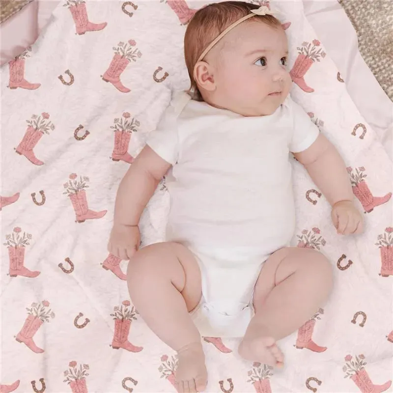 Jujube - Reversible Baby Blanket, Bloomin' Boot - Image 3