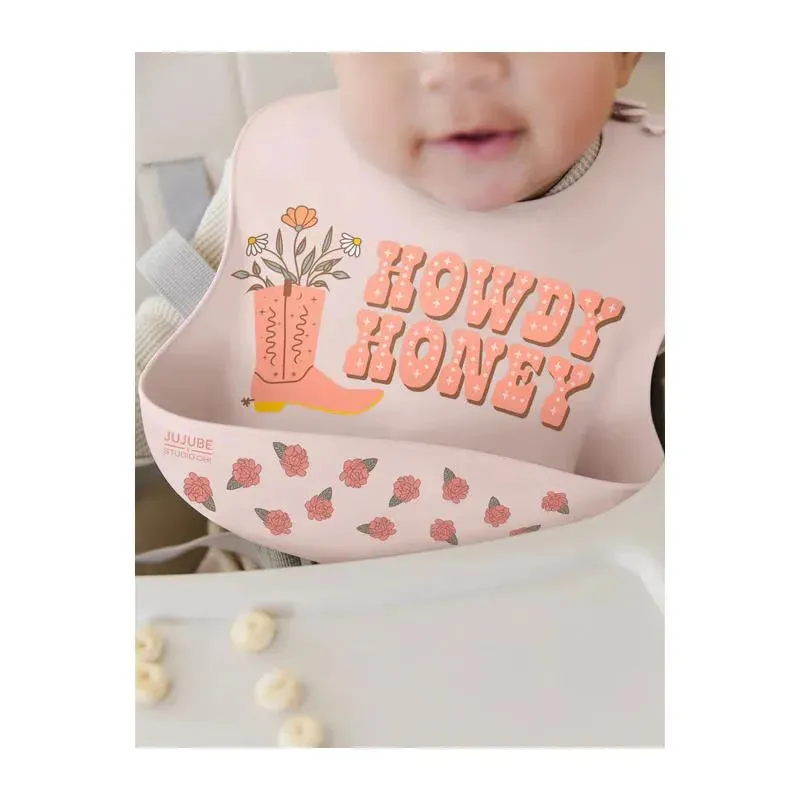 Jujube - Silicone Bib, Bloomin' Boot - Image 2