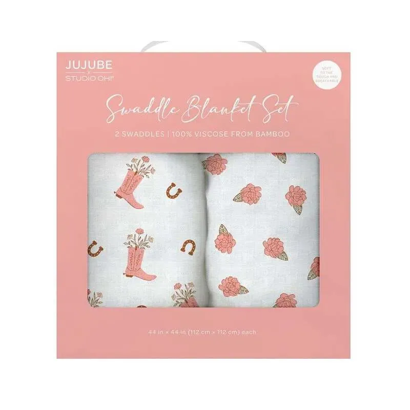 Jujube - Swaddle Blanket Set, Bloomin' Boot