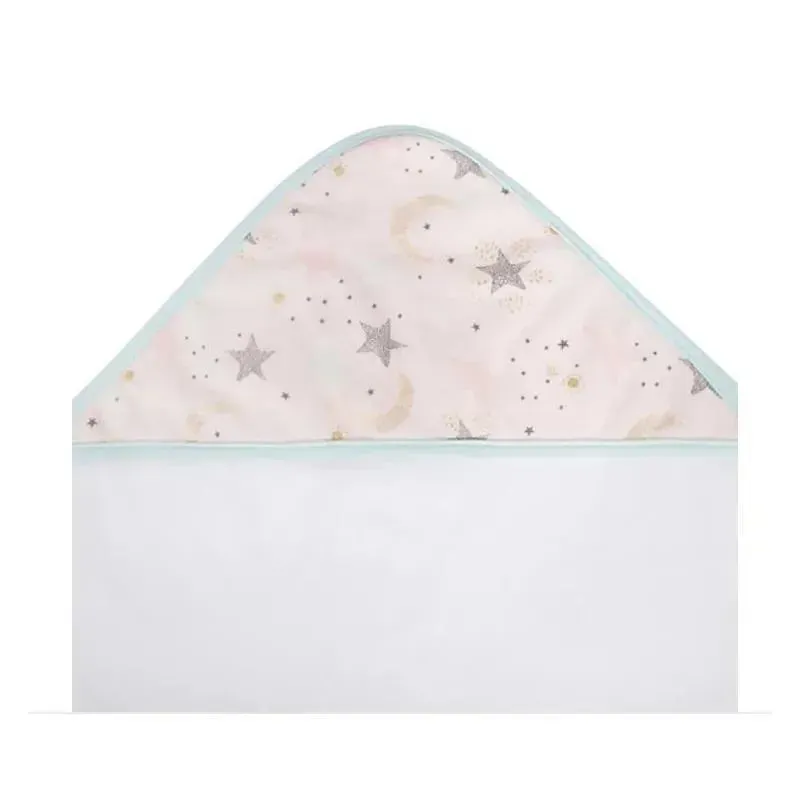 Just Born - 2Pk Love and Sugar Hooded Towels, Pink - Image 2
