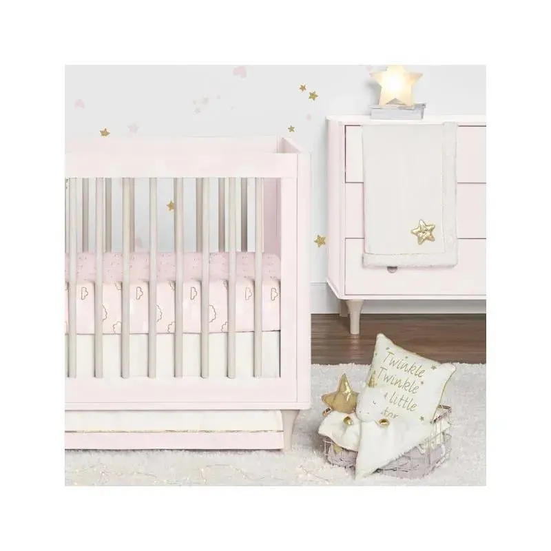 Just Born - Baby Neutral Plush Blanket, Star - Image 4