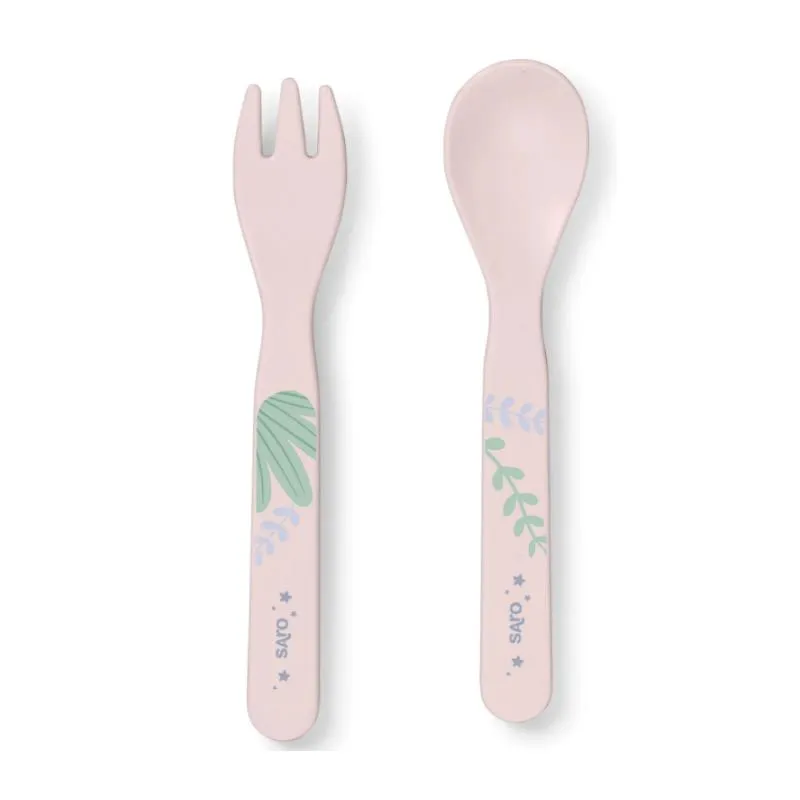 Kalencom - Jungle Cheetahs 5 Piece Feeding Set, Pink - Image 5