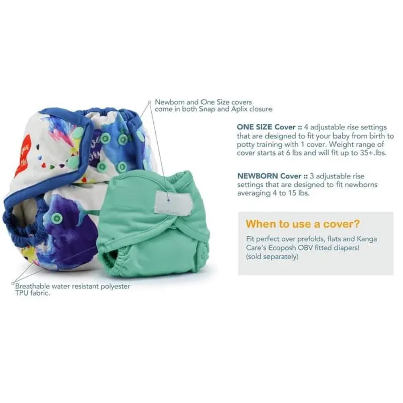 Kanga Care - Rumparooz One Size Cloth Diaper Covers, Orchid - Image 3