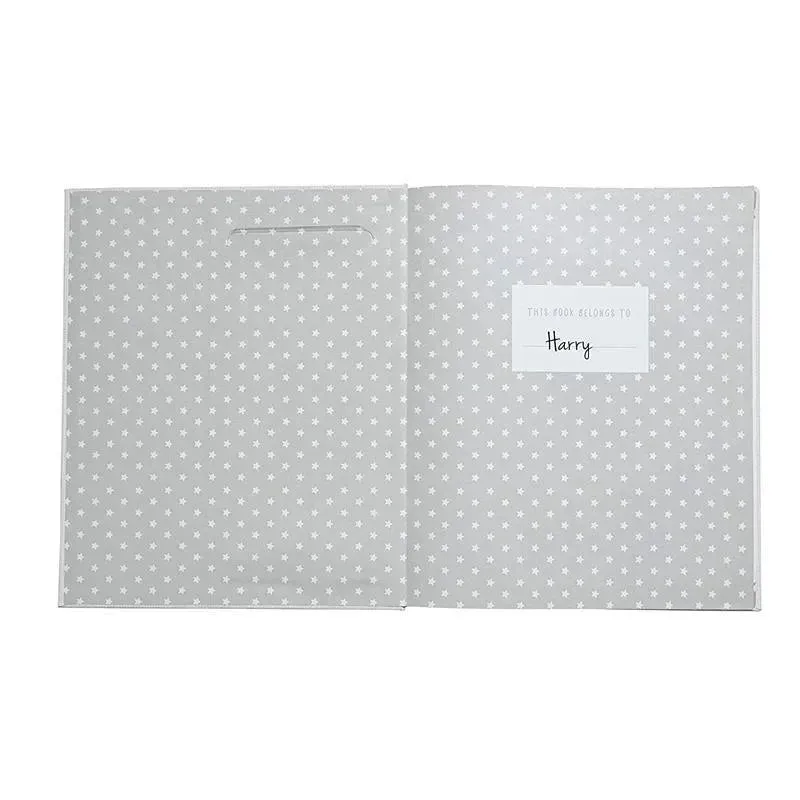 Kate & Milo - Linen Babybook With Print And Ink Pad - Image 3