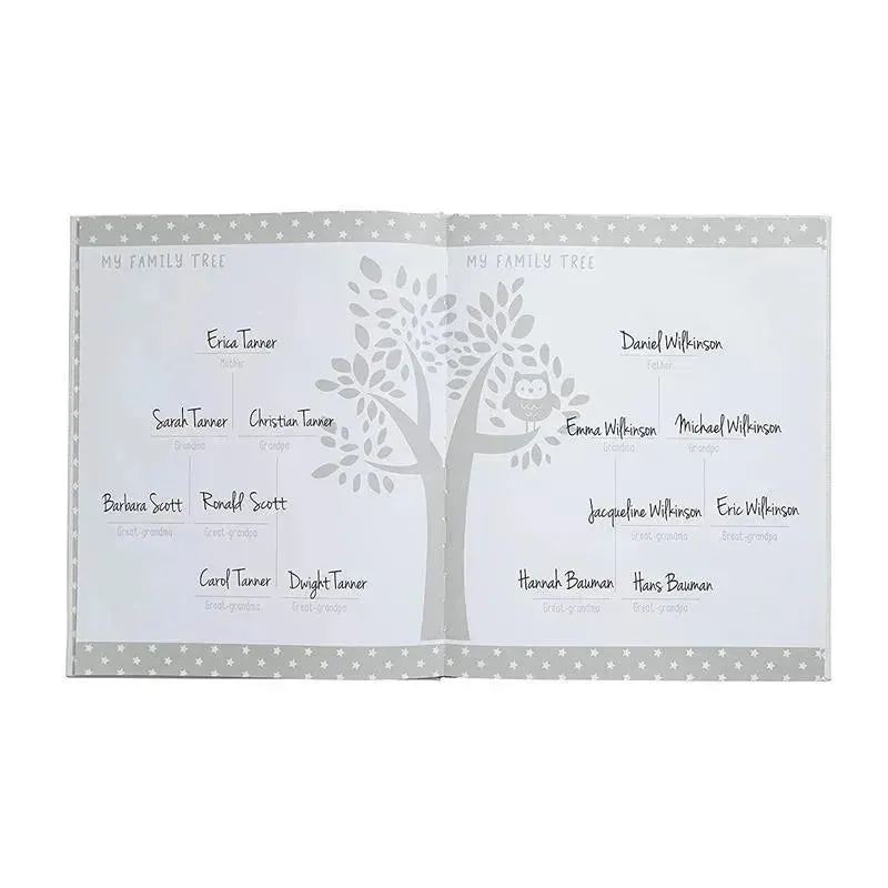 Kate & Milo - Linen Babybook With Print And Ink Pad - Image 6
