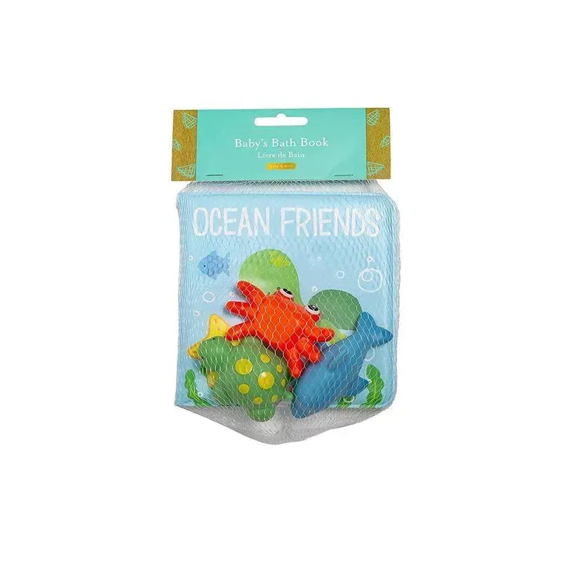 Kate & Milo Ocean Friends Bath Book And Toy Set - Image 6