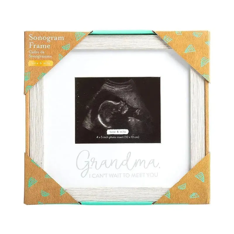 Kate & Milo - Rustic Grandma Sonogram Frame - Image 3