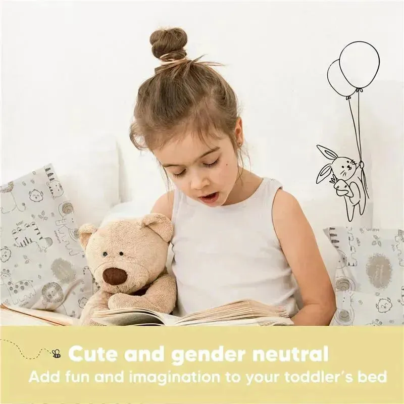 Keababies - 13X18 Toddler Pillow With Pillowcase, Keasafari - Image 5