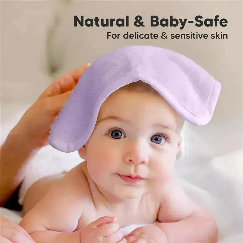 Keababies - 6-Pack Baby Wash Cloths, Soft Lilac - Image 5