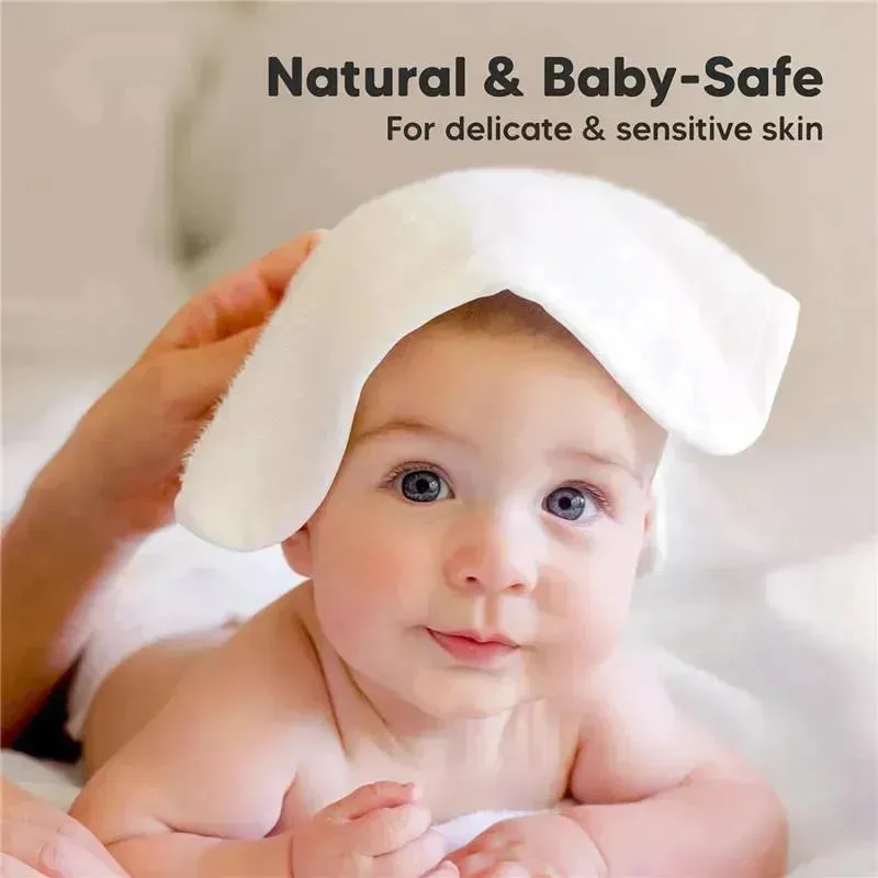 Keababies - 6-Pack Baby Wash Cloths, White - Image 6