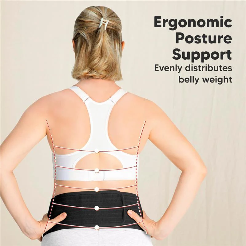 KeaBabies - Maternity Belly Bands for Pregnant Women, Black - Image 6