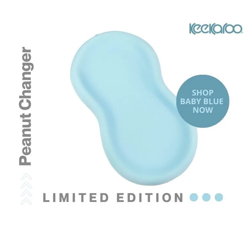 Keekaroo - Silicone Diaper Pad, Baby Blue - Image 2