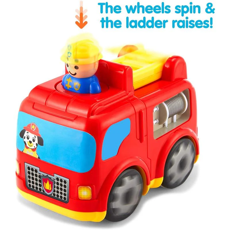 Kidoozie - Press 'N Zoom Fire Engine - Image 3