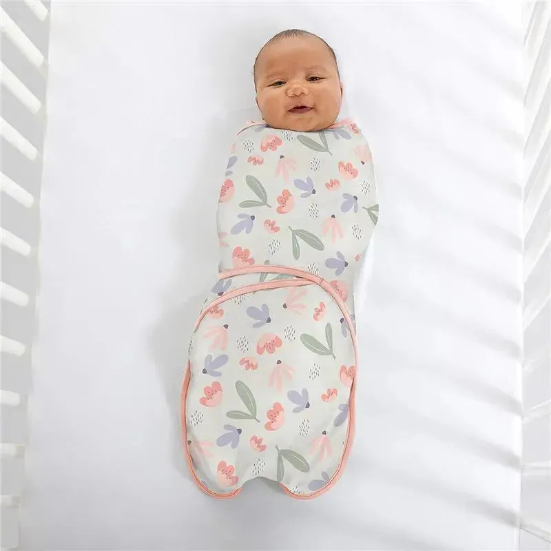 Kids II - 2Pk Ingenuity Farewell Fuss Swaddle, Posy/Floral - Image 4