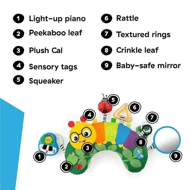 Kids II - Baby Einstein Cal-A-Pillow, Tummy Time Activity Pillow - Image 2