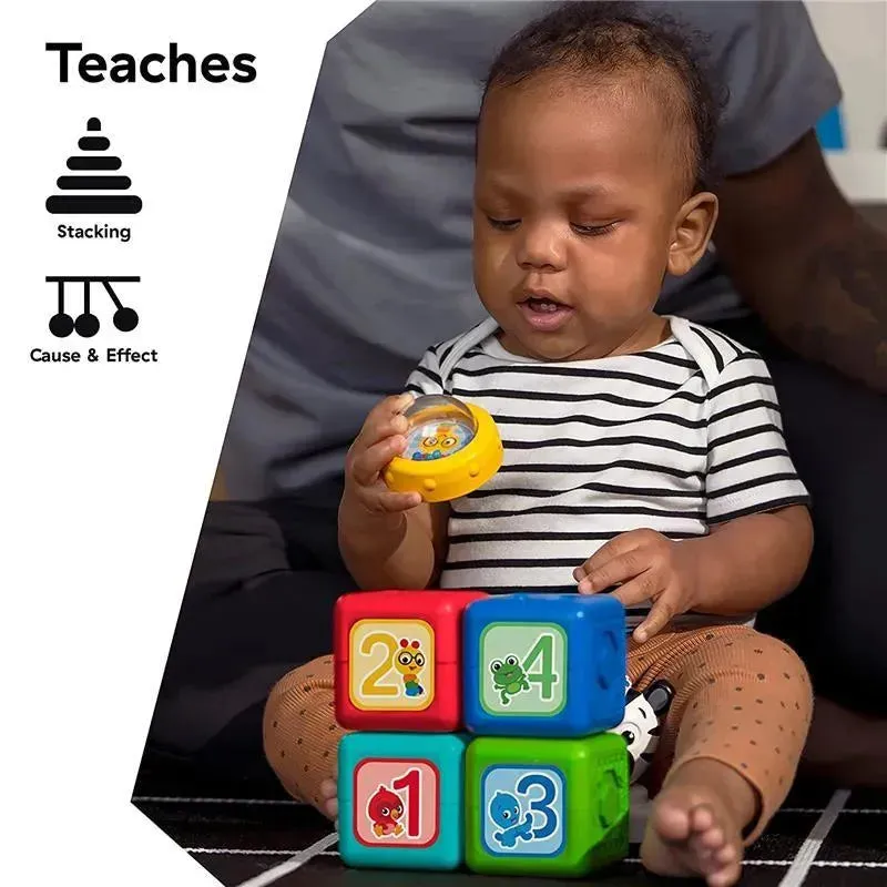 Kids II - Baby Einstein Connectables 6 Piece Set STEAM Learning Magnetic Blocks - Image 5