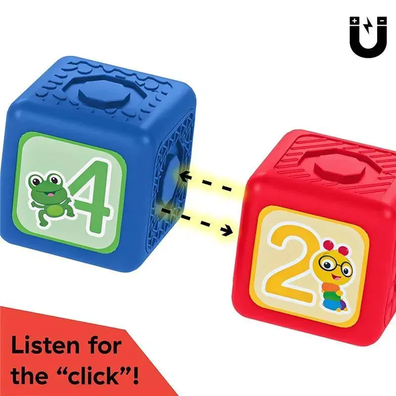 Kids II - Baby Einstein Connectables 6 Piece Set STEAM Learning Magnetic Blocks - Image 7