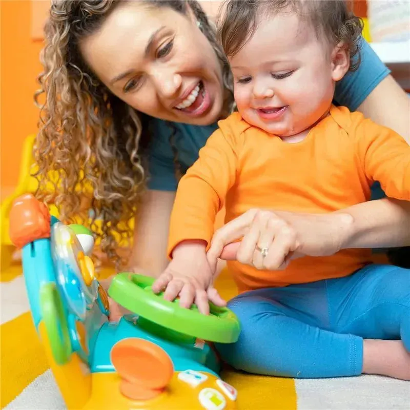 Bright Starts Lights & Colors Driver Toy Steering Wheel - Image 3