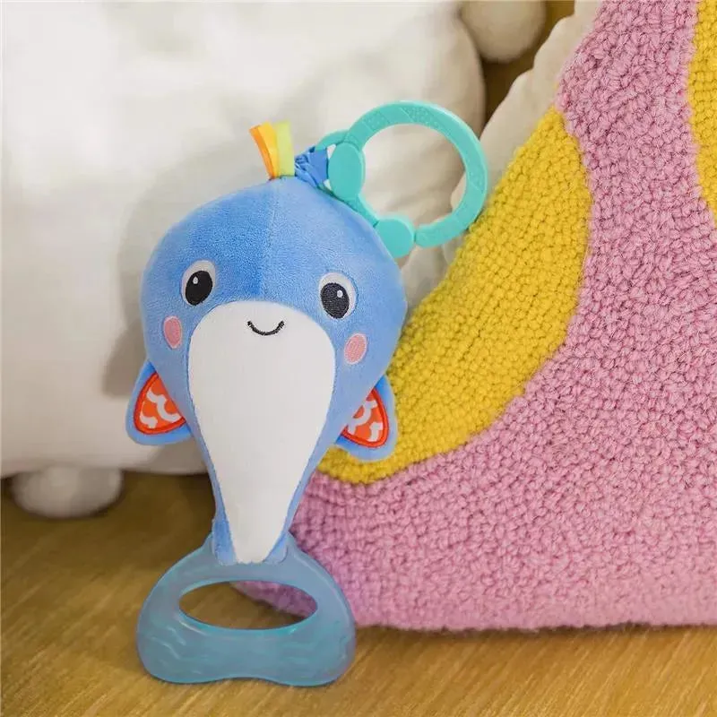 Kids II - Bright Starts Whale-a-roo Pull & Shake Activity Toy with Pull String - Image 6