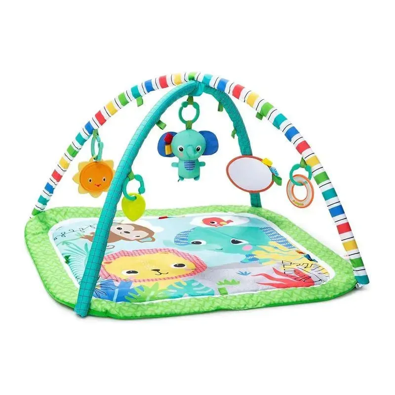 Kids II - Bright Starts Wild Wiggles Activity Gym With Folding Toy Bar