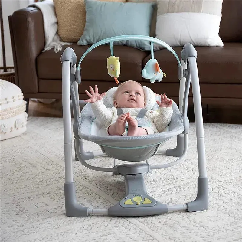 Kids II - Ingenuity 5-Speed Portable Baby Swing with Music - Image 3