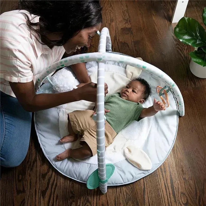 Ingenuity - Sheppy’s Spot Ultra Plush Baby Activity Gym & Tummy Time Mat - Image 6