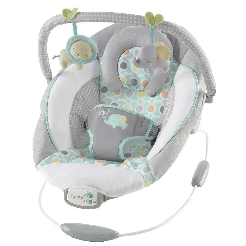Ingenuity - Soothing Baby Bouncer Infant Seat with Vibrations, Morrison